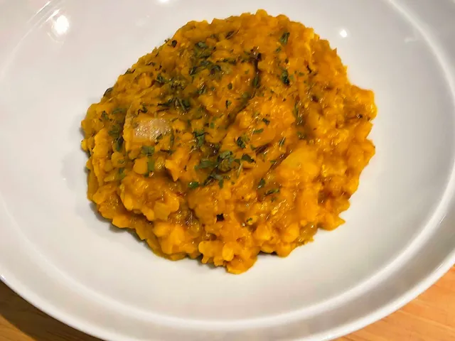 Pakistani Spiced Lentil Dhal, as cooked at home