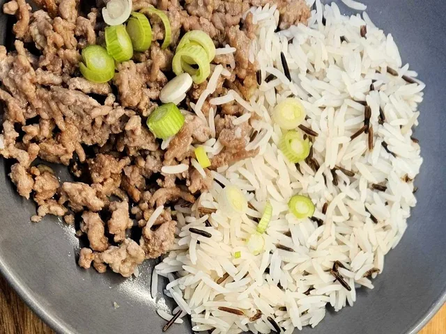 Vietnamese Caramel Pork with Rice, as cooked at home