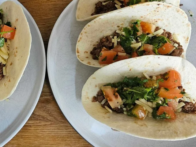 Beef Tacos with Pico de Gallo, as cooked at home