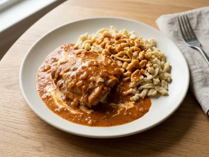 Hungarian Chicken Paprikash