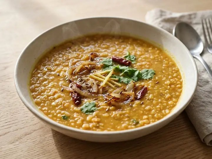 Pakistani-Style Spiced Lentil Dhal