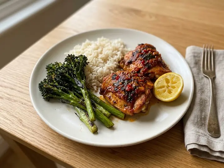 Peri-Peri Chicken with Charred Tenderstem