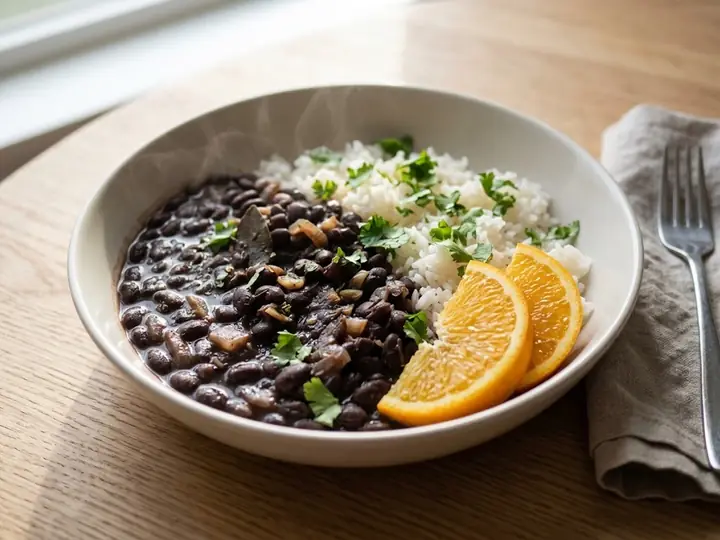 Brazilian-Style Black Bean & Rice Bowl