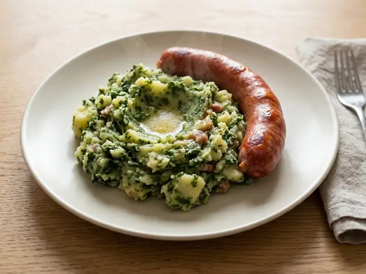 Dutch Kale & Sausage Mash