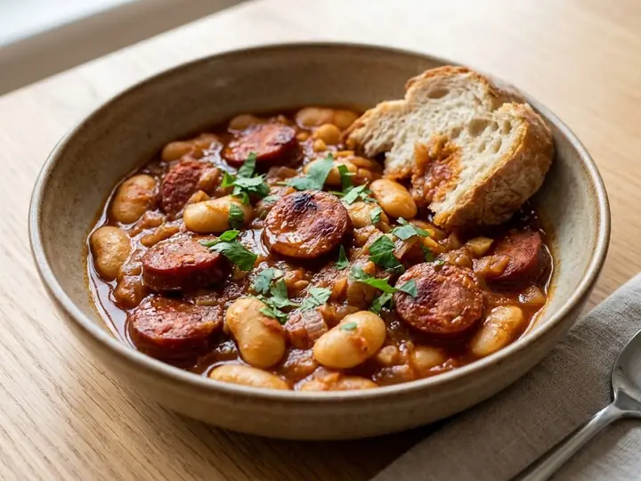 Portuguese-Style Chouriço & Bean Stew