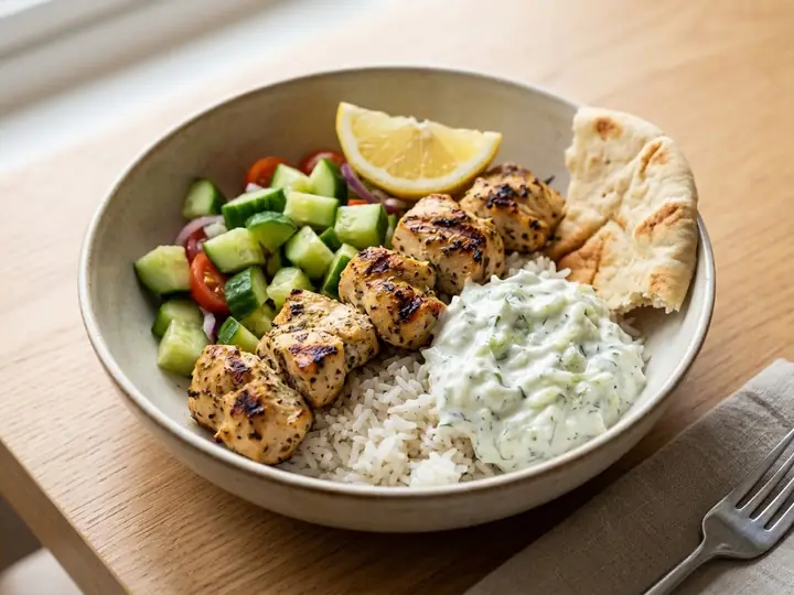 Chicken Souvlaki Bowl