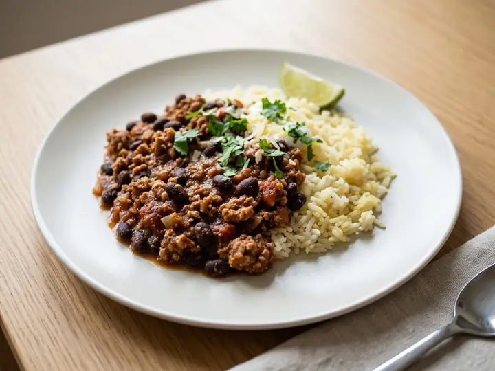 Mexican-Style Turkey & Black Bean Chilli