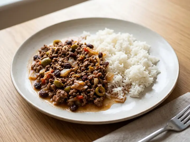 Cuban-Style Picadillo Beef Hash