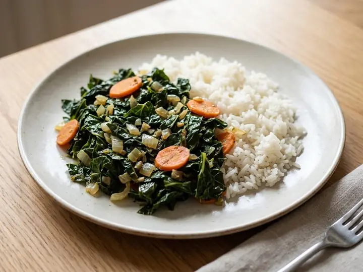Ethiopian Spiced Collard Greens