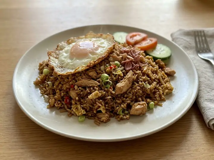 Indonesian Nasi Goreng with Sweet Soy