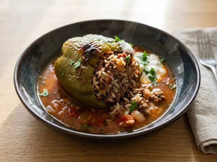 Armenian Stuffed Pepper Bowl