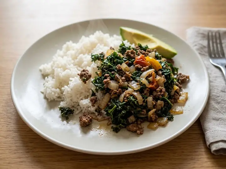 Kenyan-Style Spiced Beef Greens (Sukuma Wiki-Inspired)
