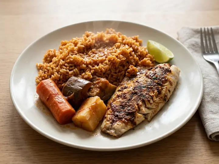 Thieboudienne (Senegalese Spiced Fish and Red Rice)