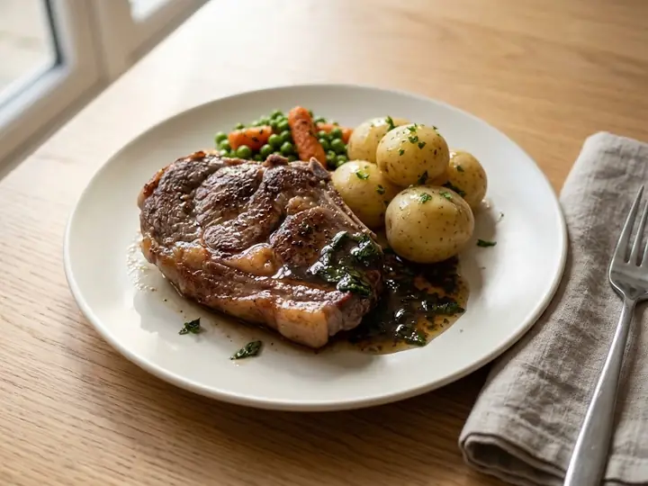 New Zealand-Style Lamb with Mint Sauce
