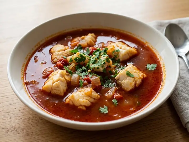 Hungarian Fish Soup (Halászlé)