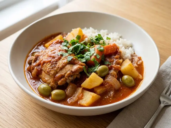 Pollo Guisado (Puerto Rican Chicken Stew)