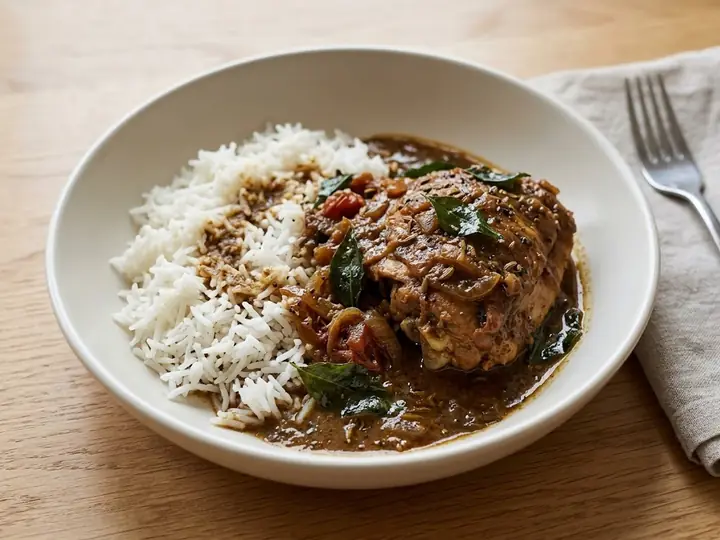 Chettinad Chicken with Curry Leaves