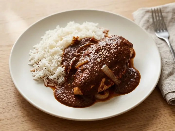 Chicken Mole Poblano-Style