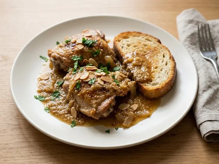 Catalan Chicken with Almonds and Sherry