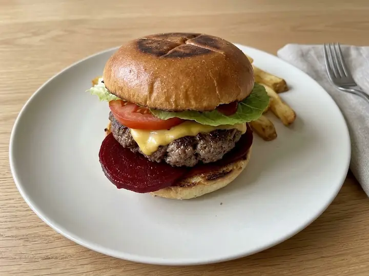 Australian-Style Beef and Beetroot Burger