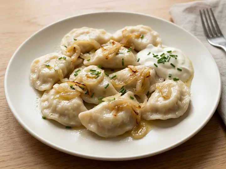 Varenyky (Potato and Cheese Dumplings)