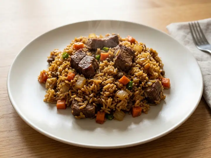 Beef Pelau