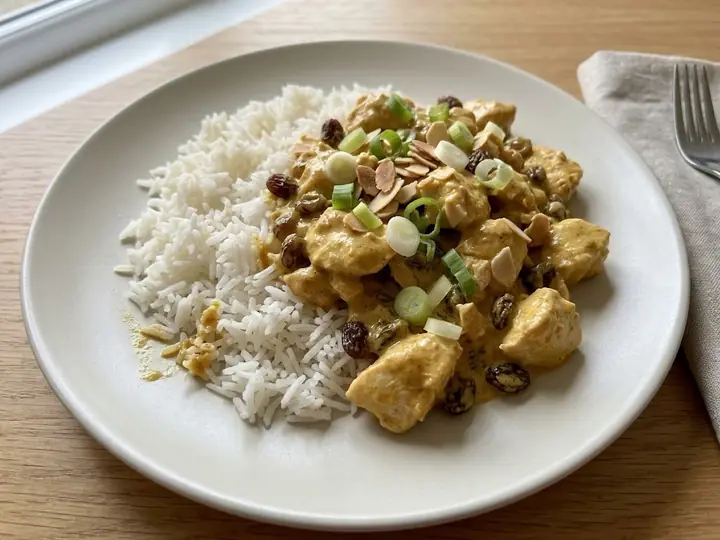 Coronation Chicken with Basmati Rice