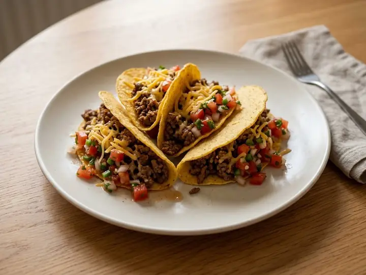 Beef Tacos with Pico de Gallo
