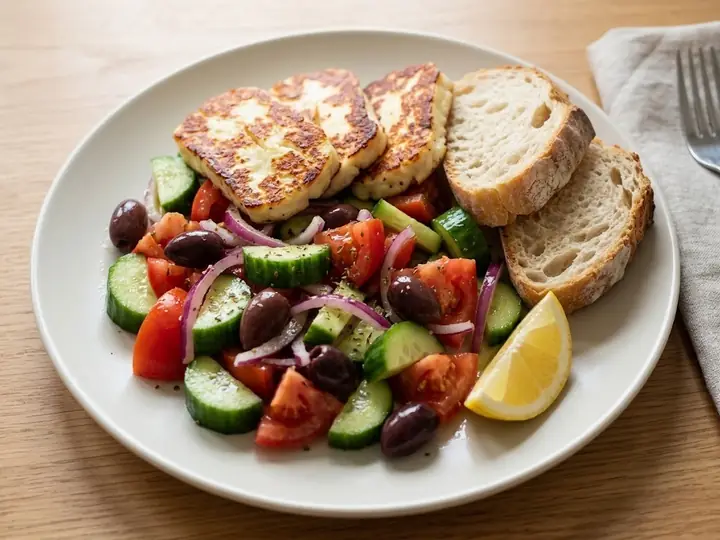 Cypriot Halloumi and Village Salad