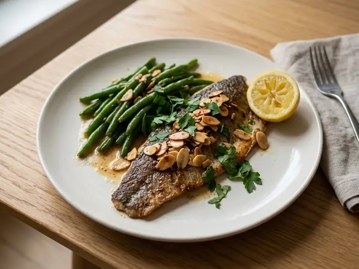 Pan-Seared Trout with Almonds