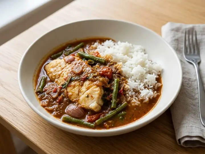 Malaysian-Style Assam Fish Curry