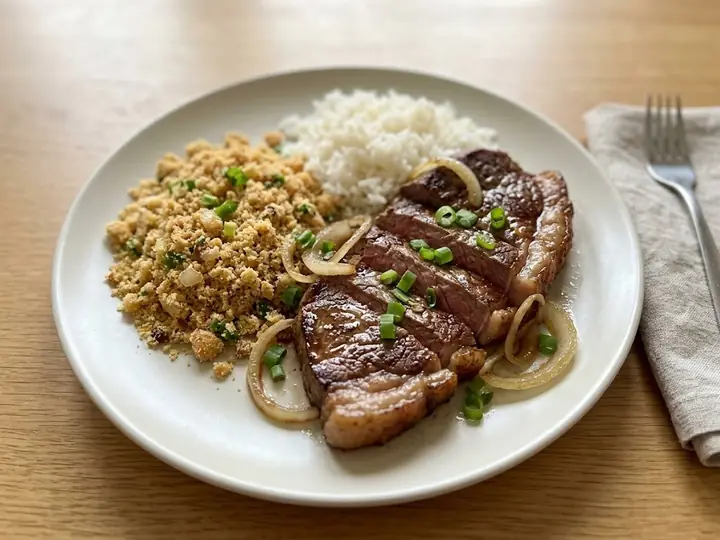 Brazilian-Style Picanha Steak with Farofa