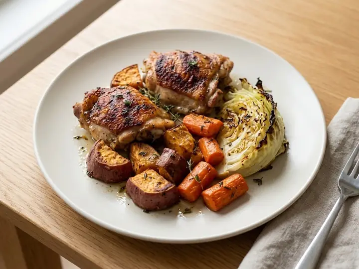 New Zealand-Style Chicken and Kumara Hangi-Inspired Traybake