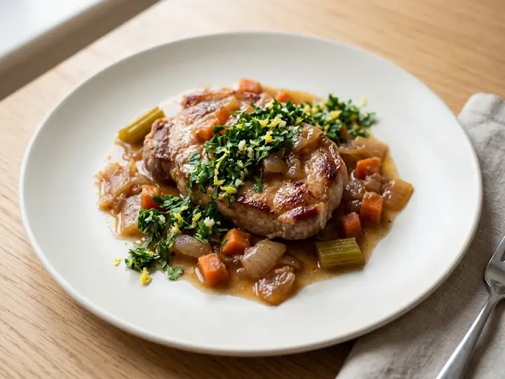 Pork with Gremolata (Milanese Ossobuco-Style)
