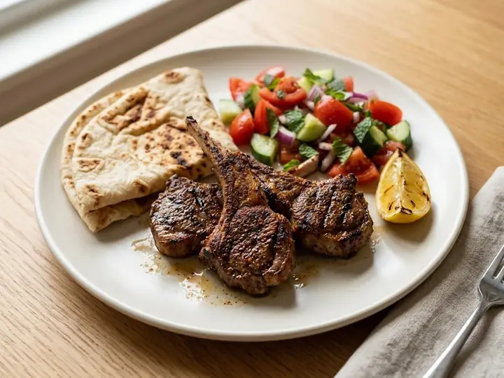 Moroccan-Style Grilled Lamb Chops (Mechoui-Spiced)