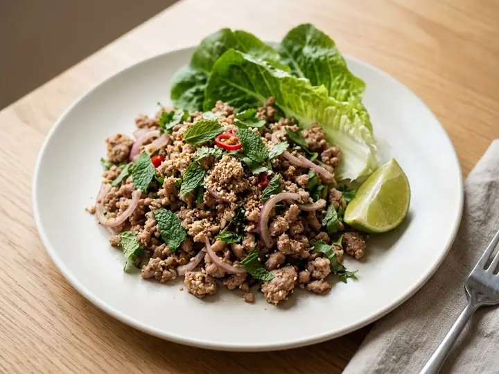 Thai-Style Pork Larb Salad (Larb Moo)