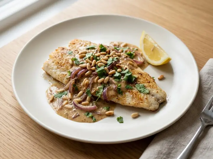 Lebanese-Style Spiced Fish with Tahini (Samke Harra-Inspired)