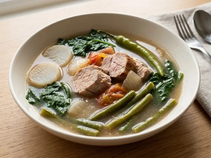 Sinigang na Baboy (Sour Pork & Vegetable Soup)