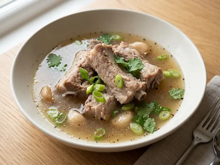 Bak Kut Teh (Peppery Pork Rib Soup)