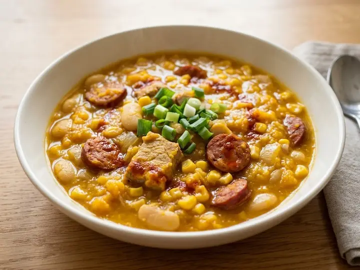 Locro (Argentinian Corn, Bean and Pork Stew)