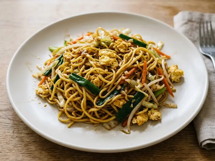 Egg & Vegetable Chow Mein