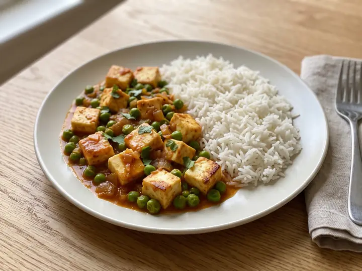 Quick Matar Paneer