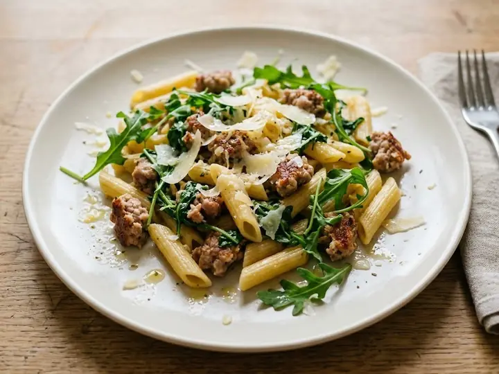 Italian Sausage & Rocket Pasta