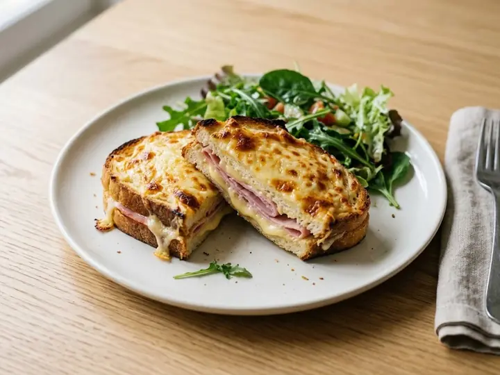 Croque Monsieur with Salad