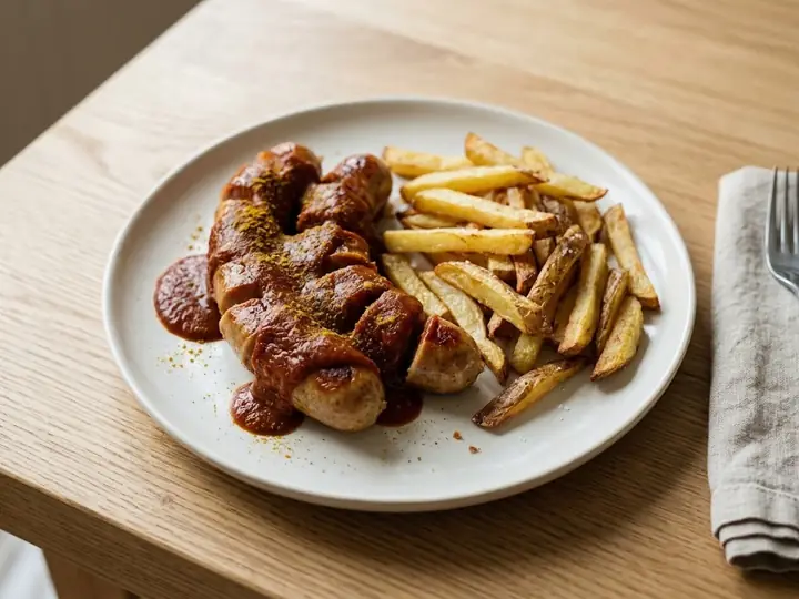 Currywurst with Fries